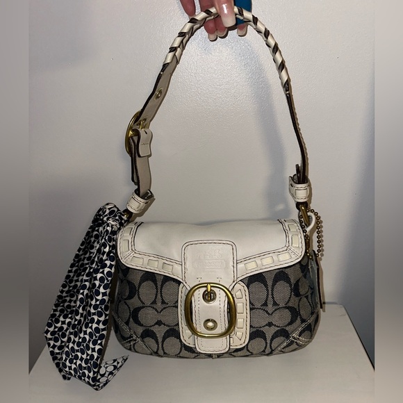 Coach Denim Tattersall Bleeker - Picture 1 of 10